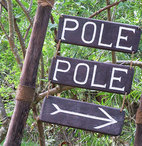Pole Pole Sign