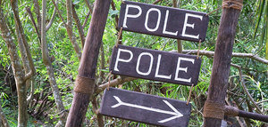 Pole Pole Sign